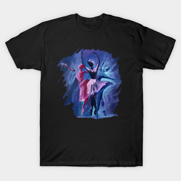 Ballerina T-Shirt by Jakoboc art